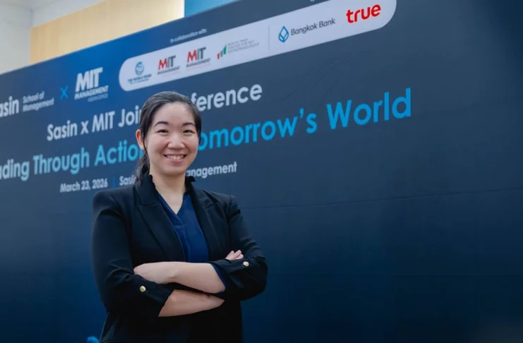 ดร.ชนนิกานต์ จิรา ผู้อำนวยการ ทรู ดิจิทัล อคาเดมี ในงาน Sasin x MIT Joint Conference